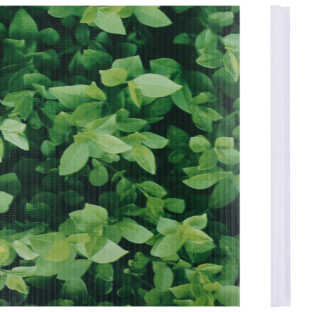 vidaXL Recinzione Frangivento da Giardino PVC 70x0,19 m Verde