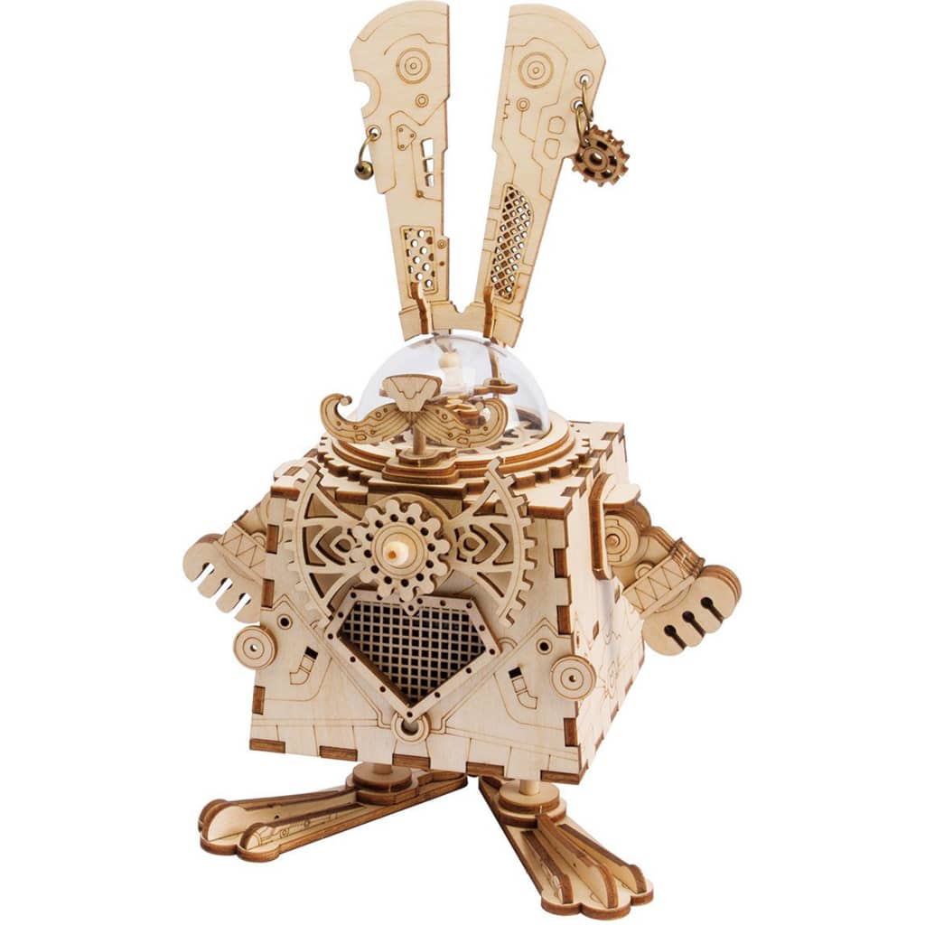 Robotime Kit Carillon Fai-da-te Modello Steampunk Bunny