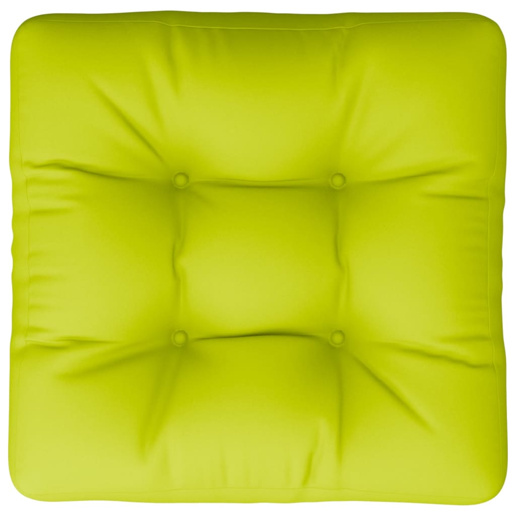 vidaXL Cuscino per Pallet Verde Brillante 60x60x12 cm in Tessuto