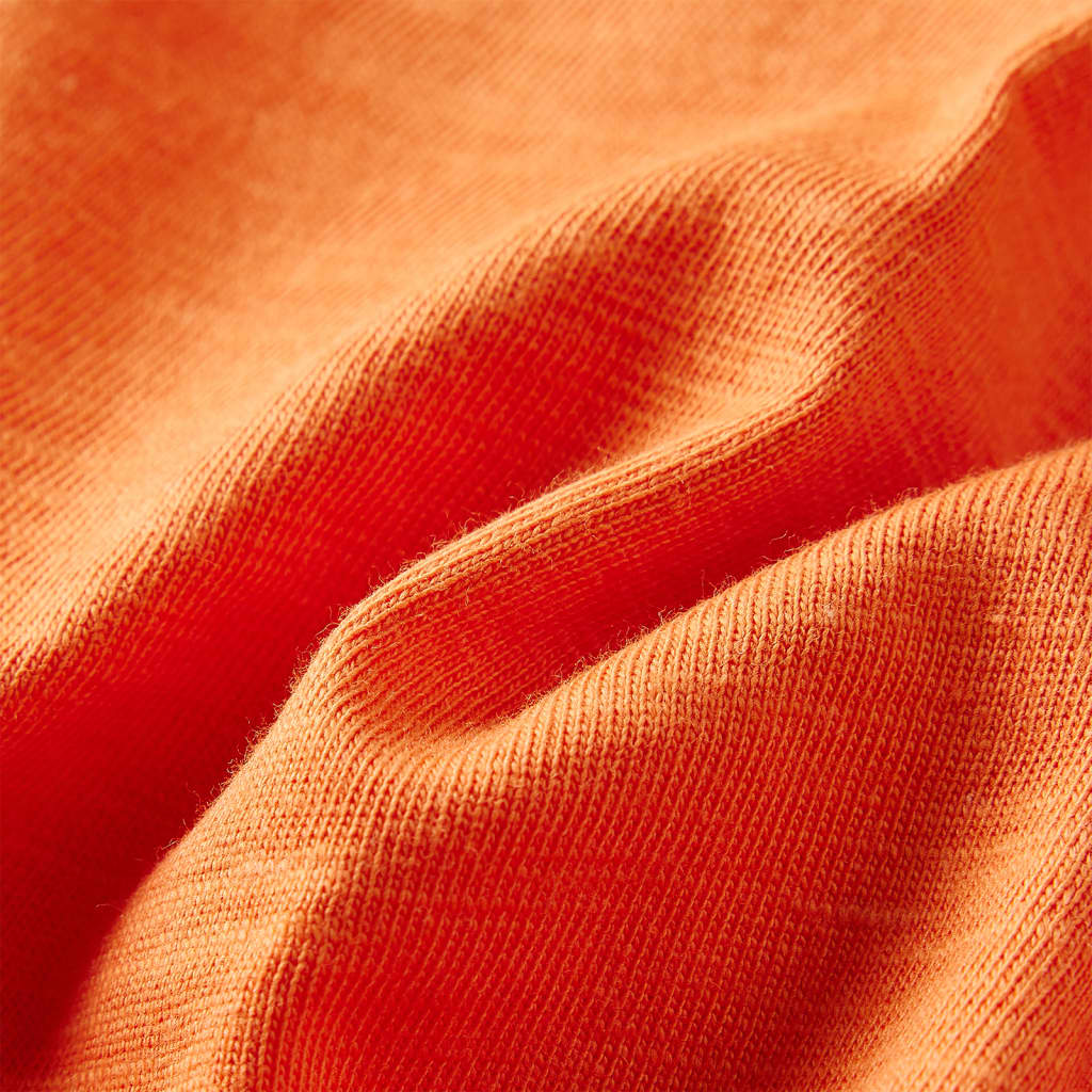 Maglietta da Bambino a Maniche Lunghe Arancione Scuro 92