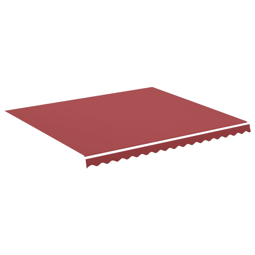 vidaXL Tessuto di Ricambio per Tenda da Sole Rosso Borgogna 4x3,5 m