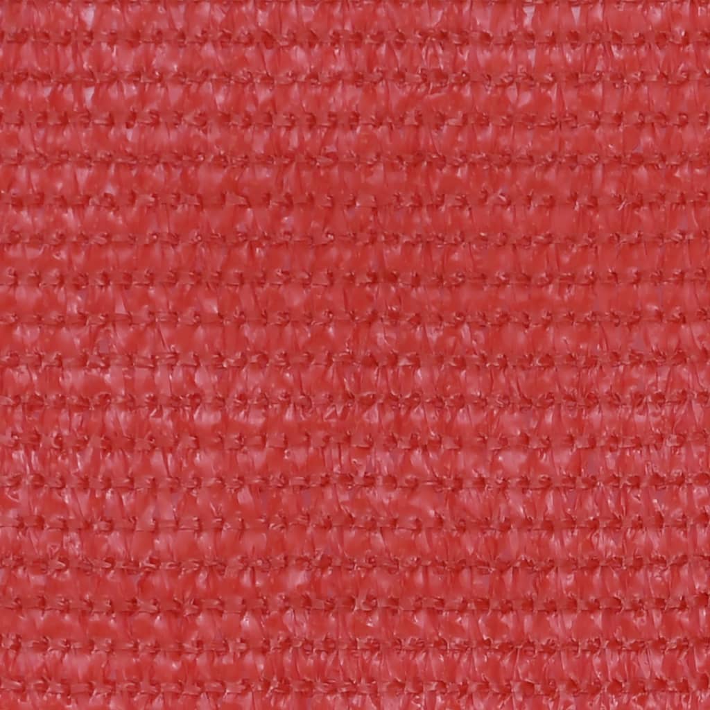 vidaXL Paravento da Balcone Rosso 75x600 cm in HDPE