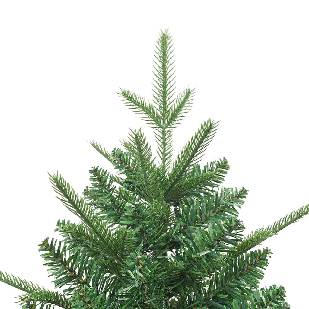 vidaXL Albero di Natale Artificiale Verde 210cm PVC e PE