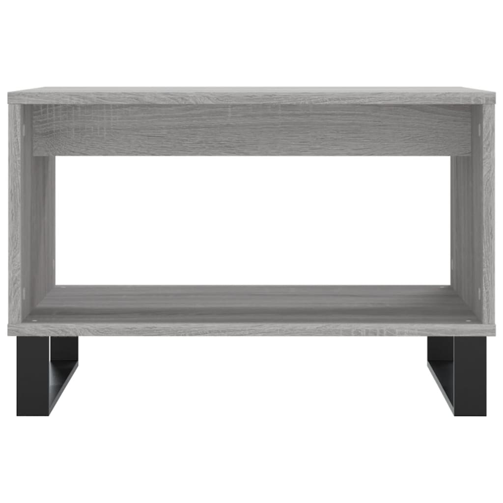 vidaXL Tavolino da Salotto Grigio Sonoma 60x50x40 cm Legno Multistrato