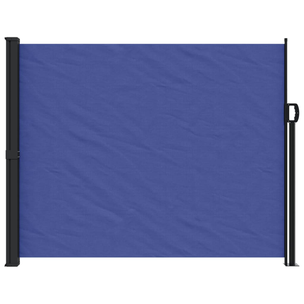 vidaXL Tenda da Sole Laterale Retrattile Blu 160x600 cm