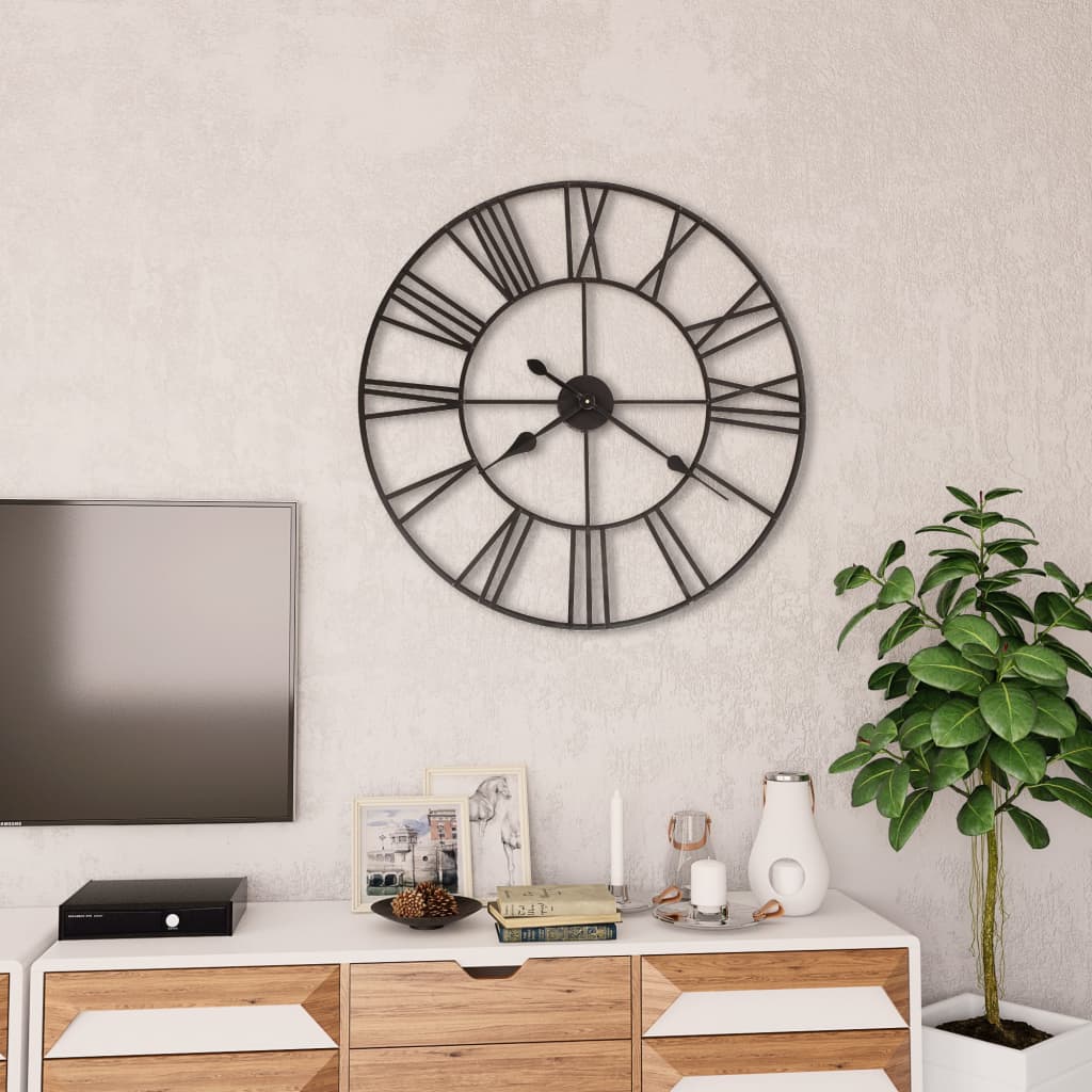 Plueet Orologio da Parete retrò Orologio Silenzioso Classico da 25c Senza Tick - Adatto per