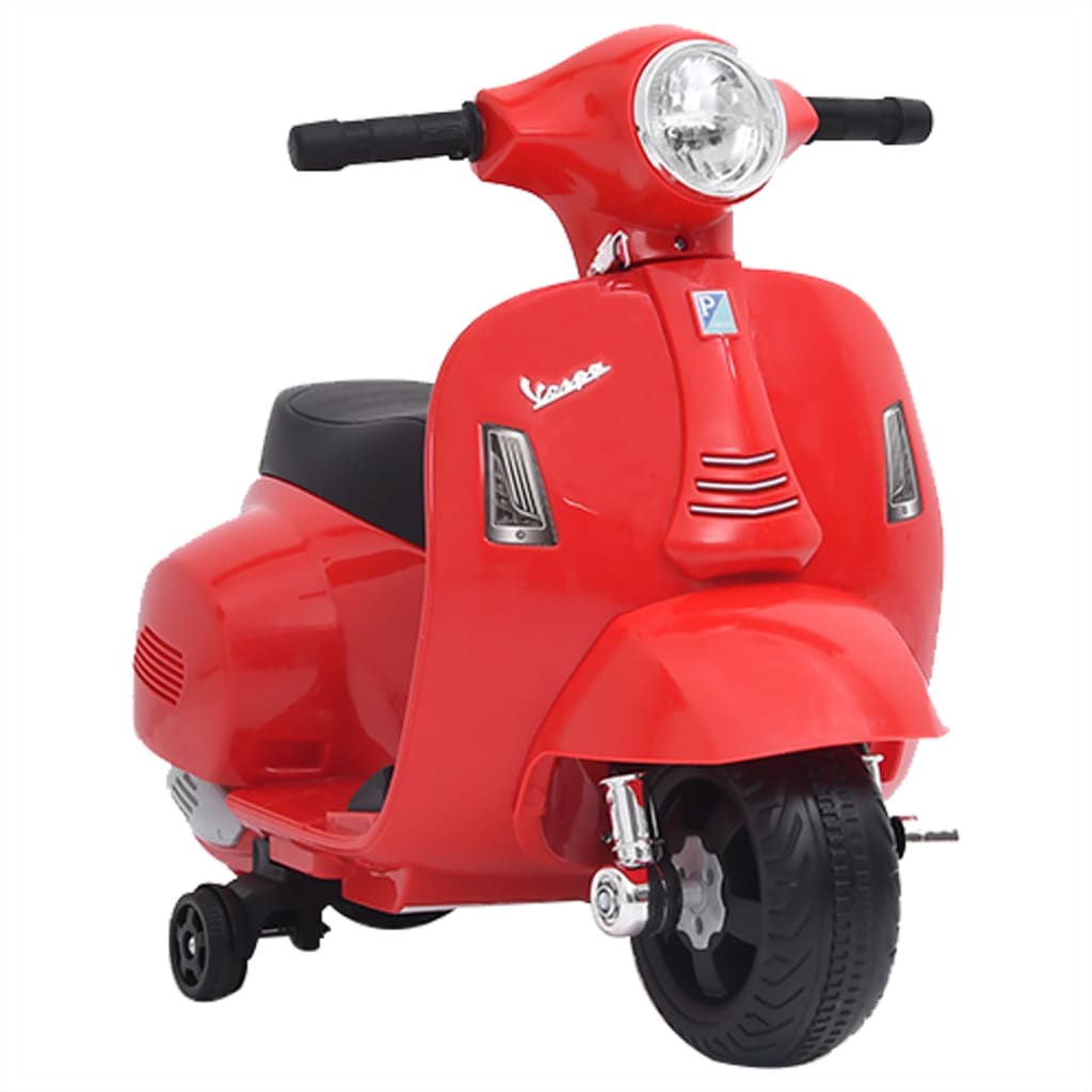 vidaXL Motocicletta per Bambini Elettrica Vespa GTS300 Rossa