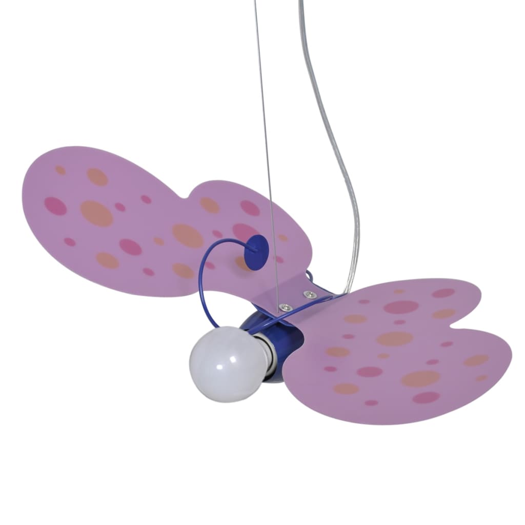 Lampada pendente da soffitto per camera dei bambini modello farfalla