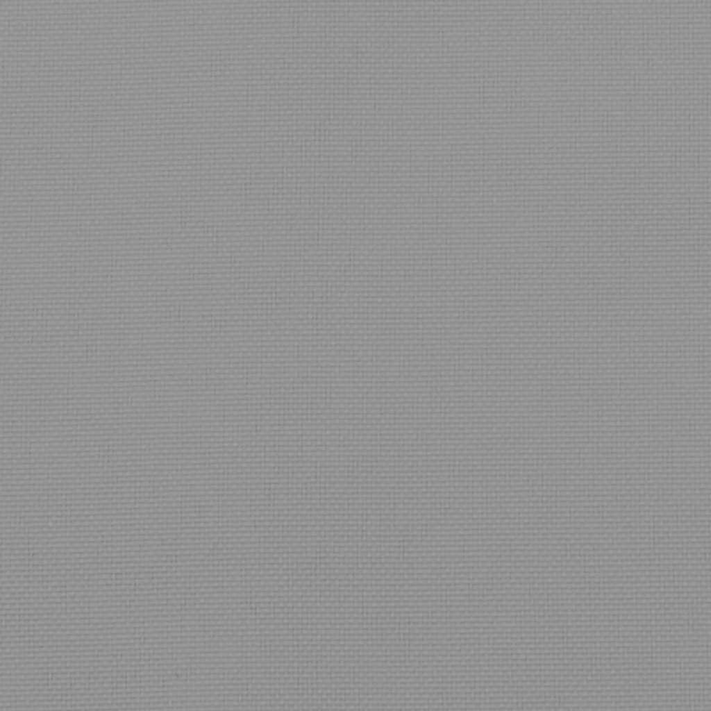 vidaXL Cuscini per Sedia 2 pz Grigi 50x50x7 cm Tessuto Oxford