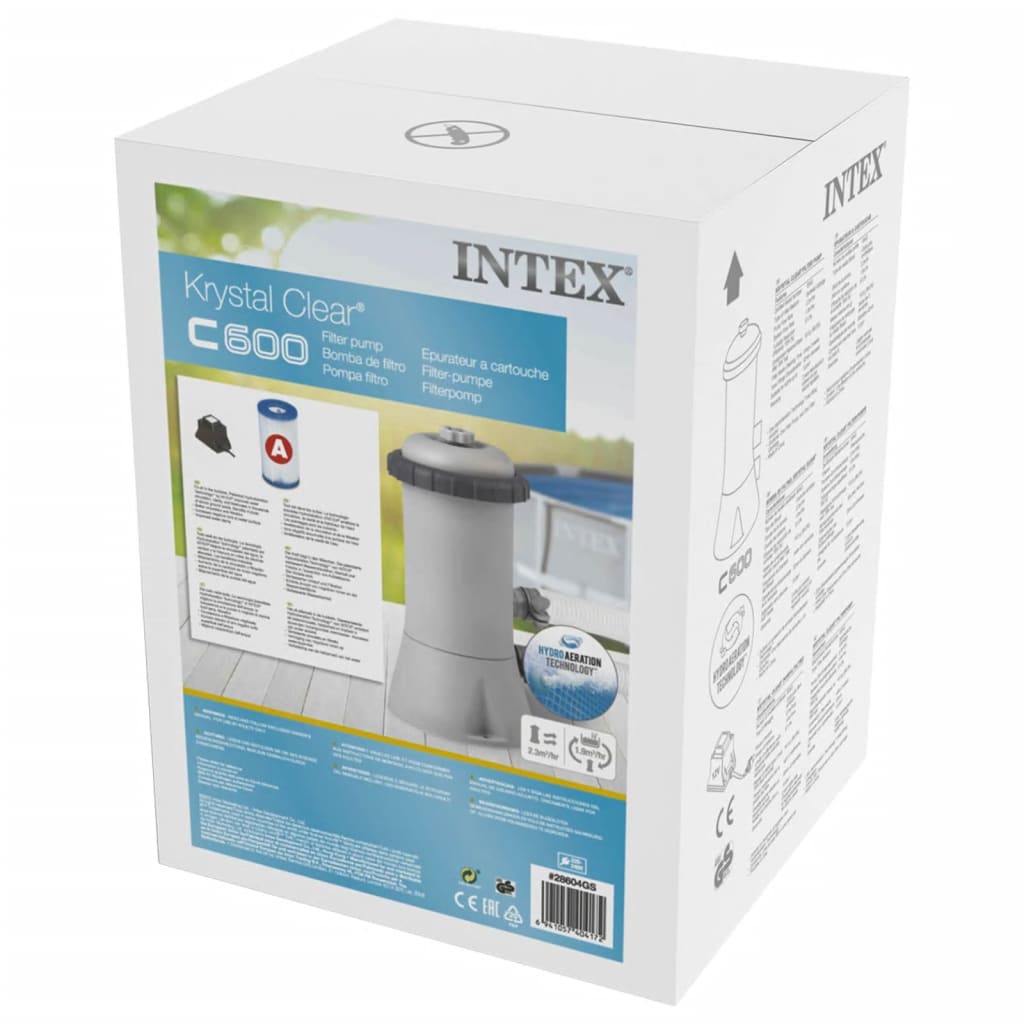 Intex Pompa Filtrante a Cartuccia 2271 L/ora 28604GS
