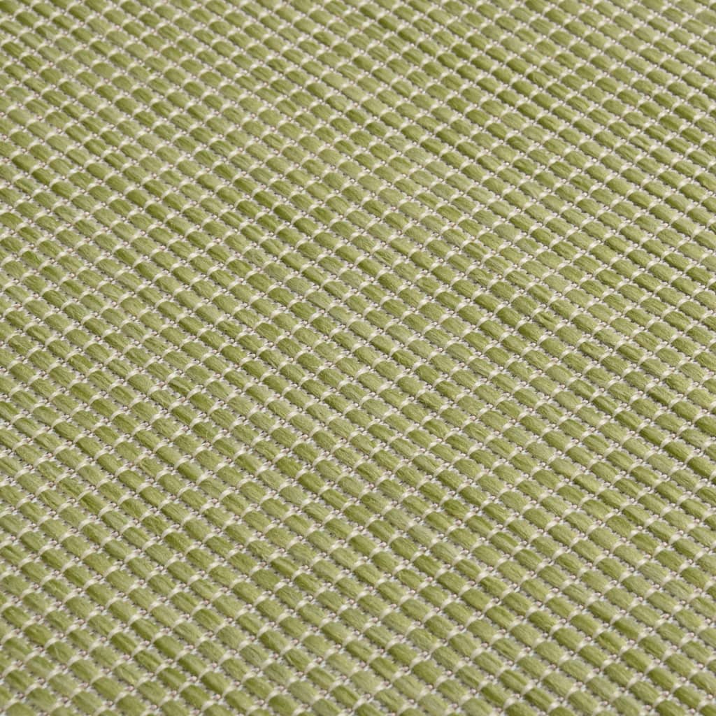 vidaXL Tappeto da Esterni a Tessitura Piatta 80x250 cm Verde