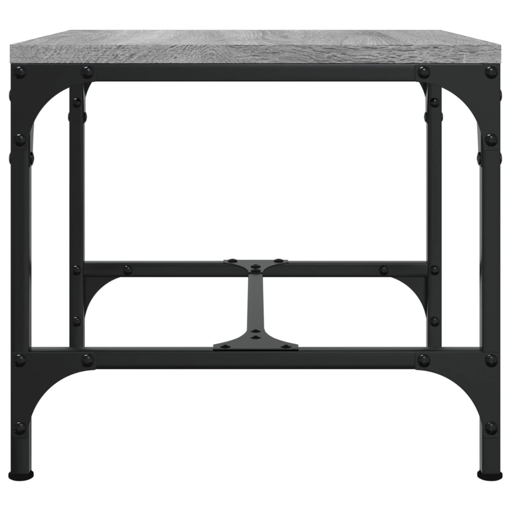 vidaXL Tavolino da Salotto Grigio Sonoma 50x50x35 cm Legno Multistrato