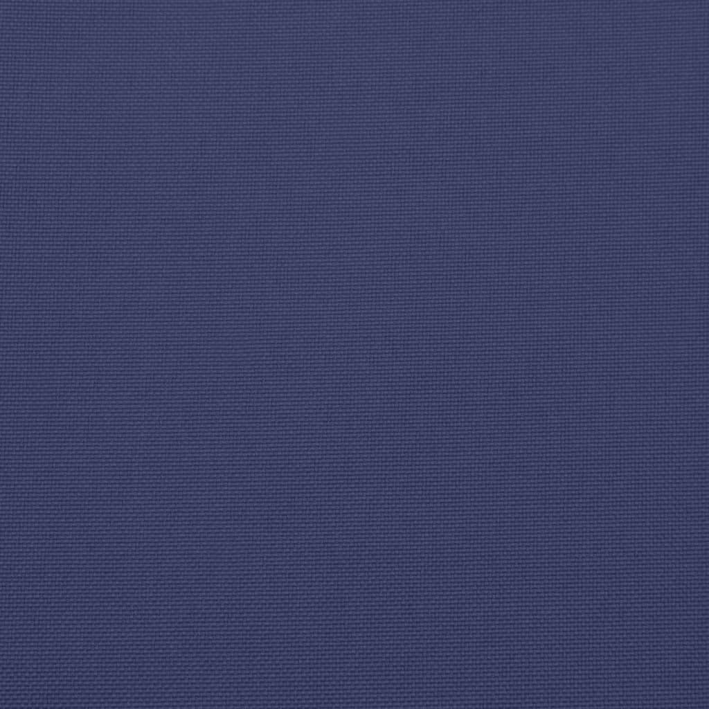 vidaXL Cuscino per Pallet Blu Marino 50x50x12 cm in Tessuto