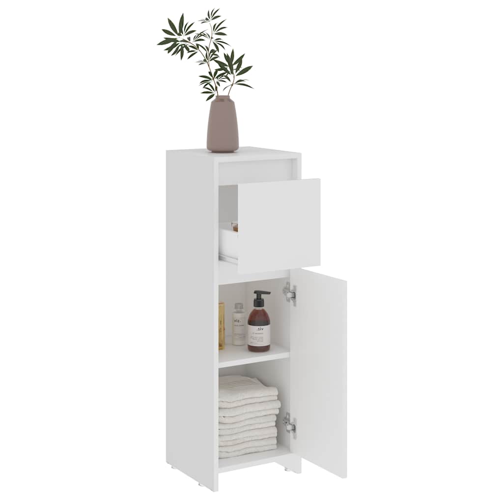 Armadio Da Cucina Per Forno 60x46x81.5 Cm – Bianco, Legno Multistrato, Con 2 Ante E Ripiani