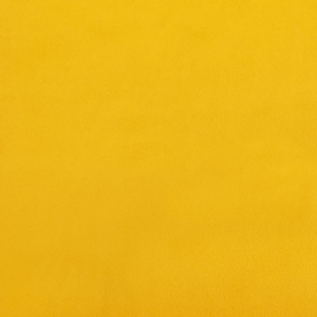 vidaXL Panca giallo 100x35x41 cm in Velluto