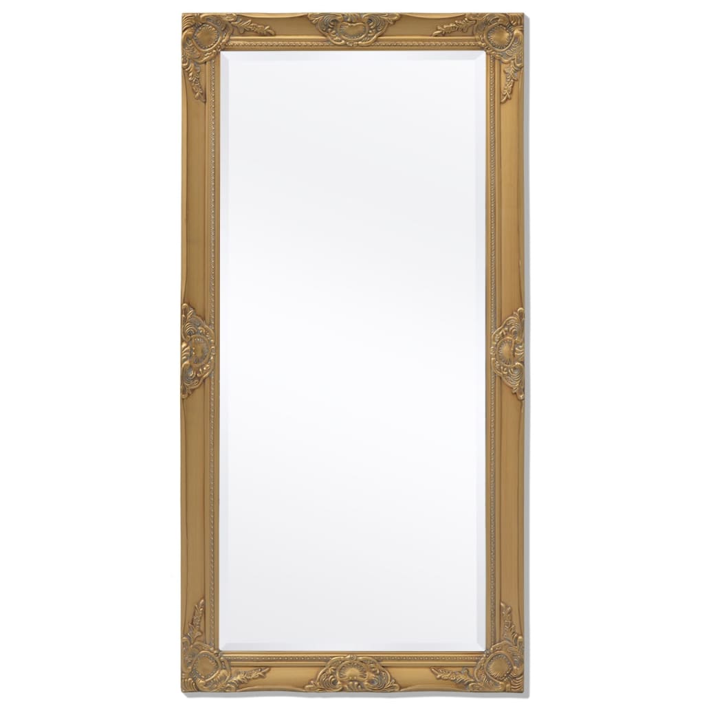 vidaXL Specchio da Parete Stile Barocco 120x60 cm Oro