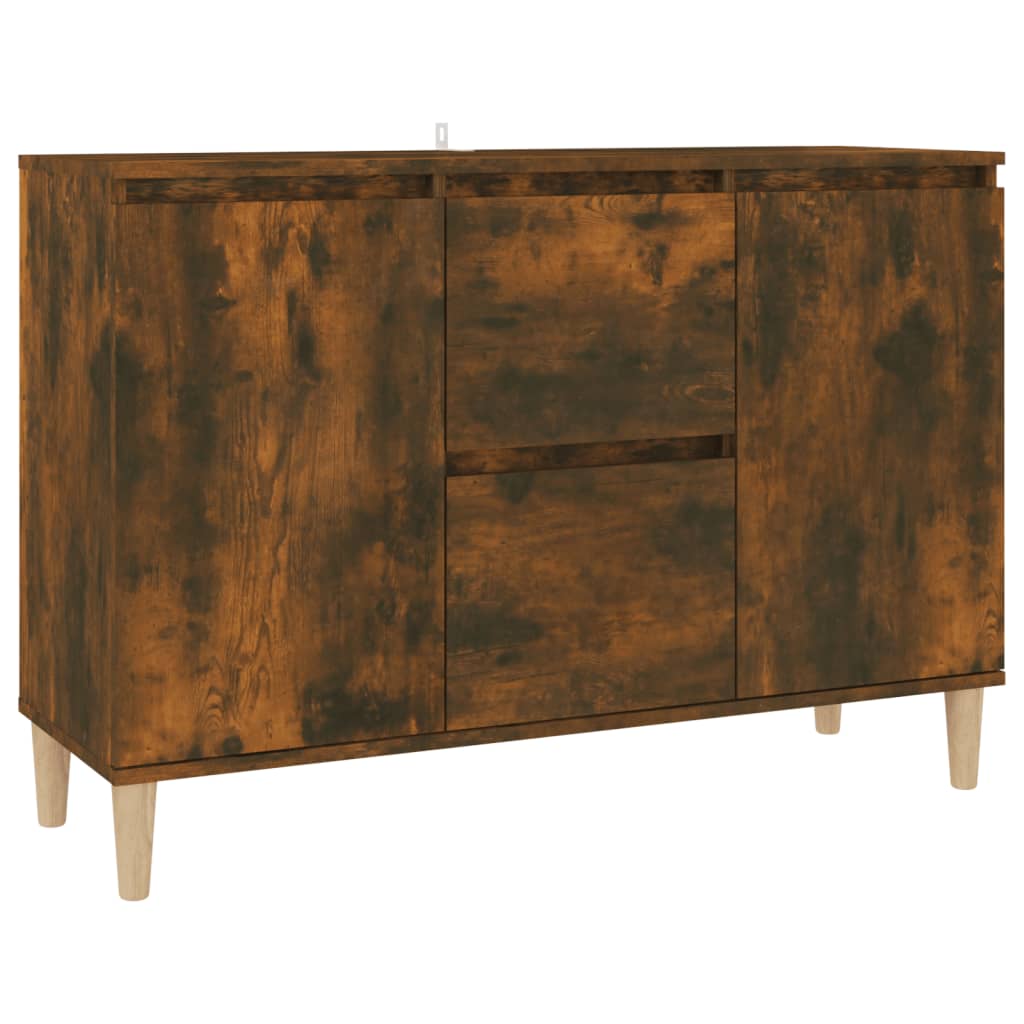 Maison Exclusive - Credenza Rovere Fumo 104x35x70 Cm In Legno Multistrato 88084451