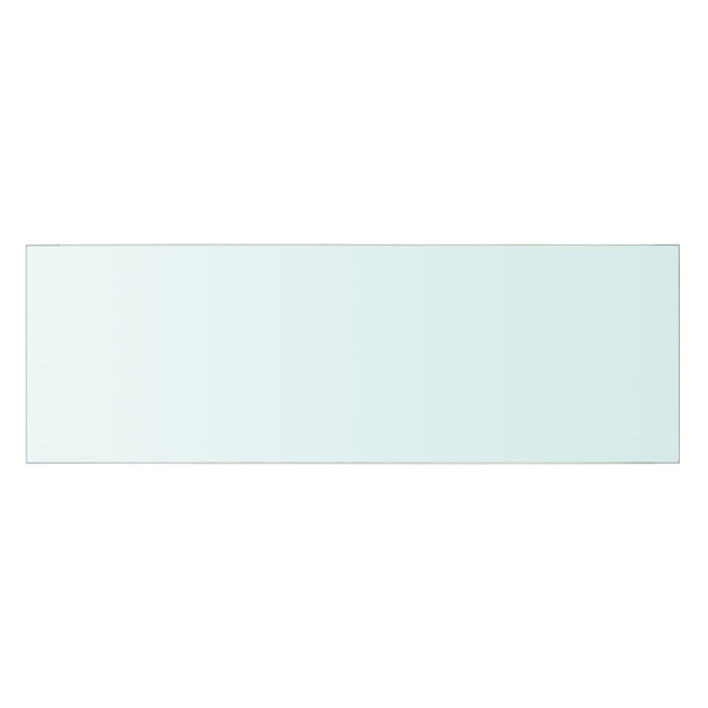vidaXL Mensola in Vetro Trasparente 60x20 cm