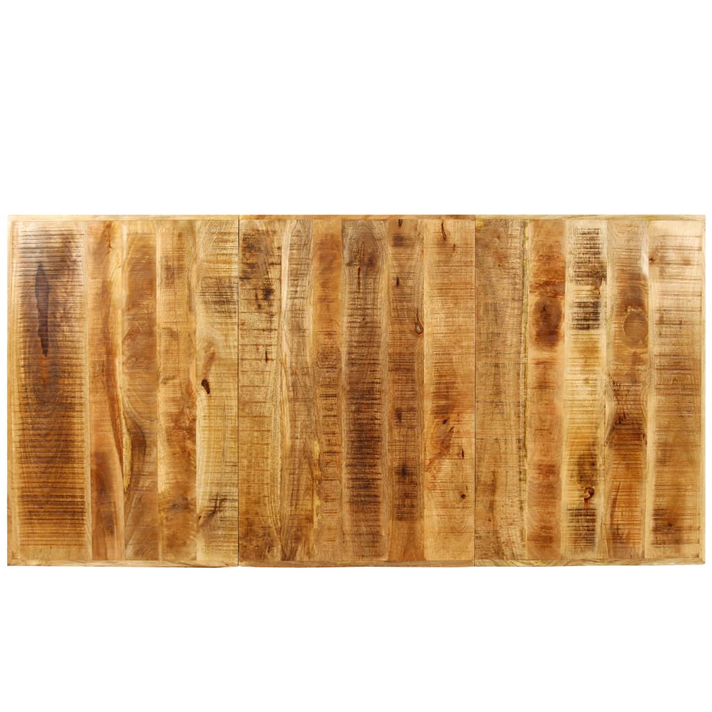 vidaXL Tavolo da Pranzo in Legno Massello di Mango Grezzo 180 cm