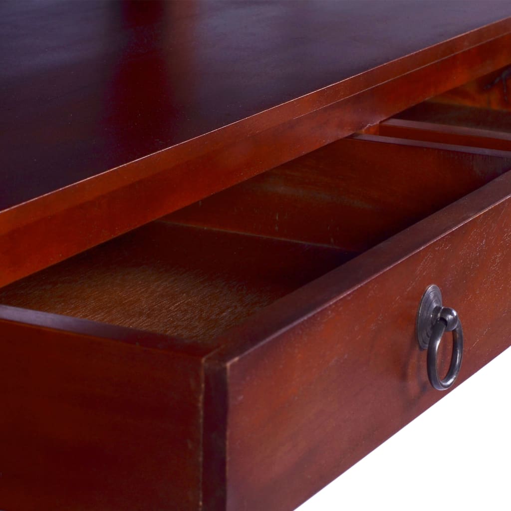 vidaXL Tavolino da Caffè Classico Marrone 90x50x40 cm Legno di Mogano