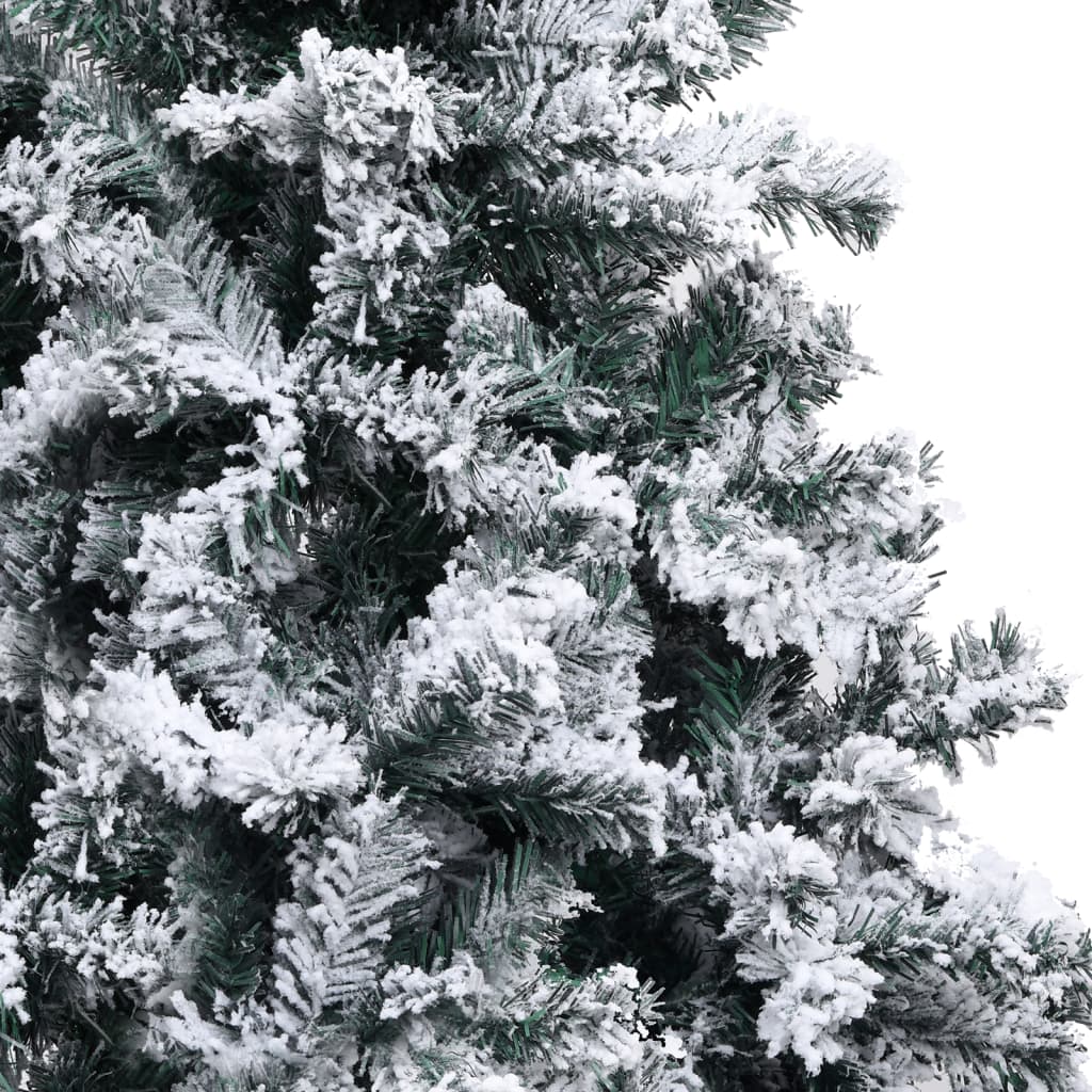 vidaXL Albero Natale Artificiale con Neve Verde 400 cm in PVC
