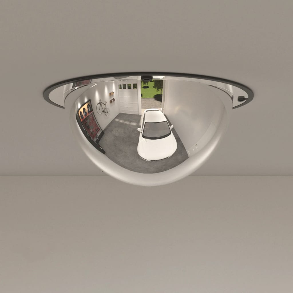 vidaXL Specchio a Cupola Piena per Traffico Ø30 cm in Acrilico