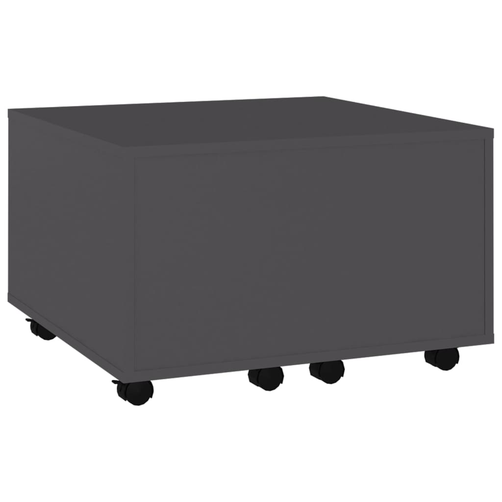 vidaXL Tavolino da Salotto Grigio 60x60x38 cm in Legno Multistrato
