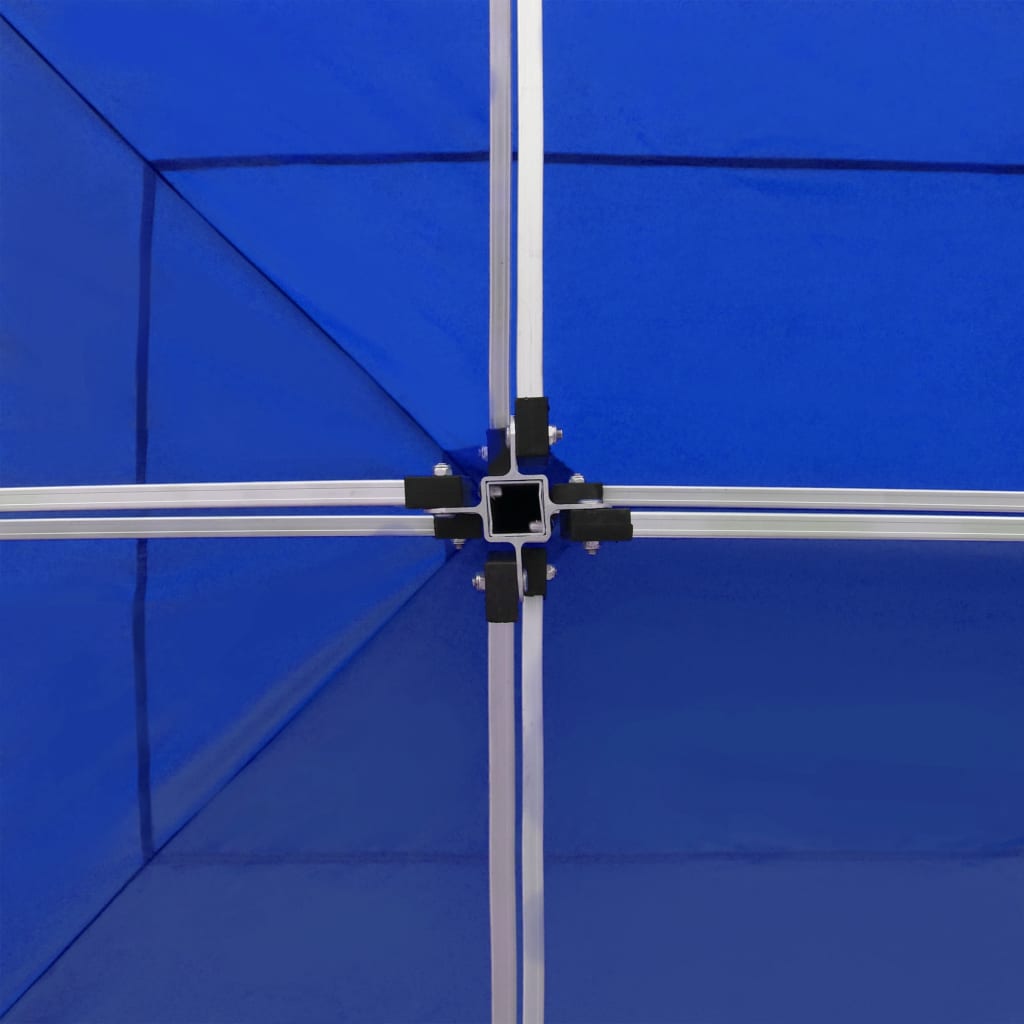 vidaXL Gazebo Professionale Pieghevole Alluminio 6x3 m Blu
