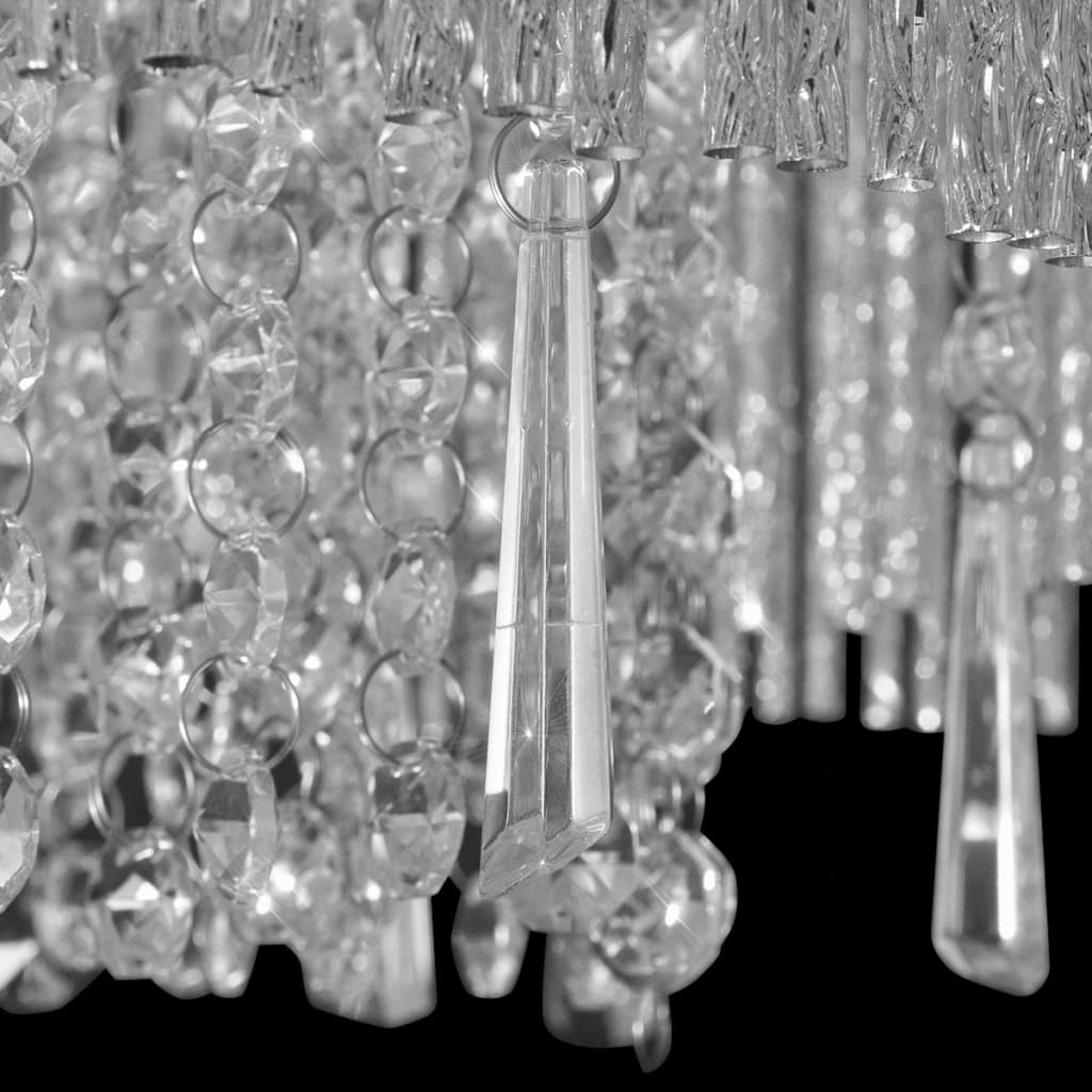 Lampadario con candelabri in cristallo a LED 55 cm Diametro