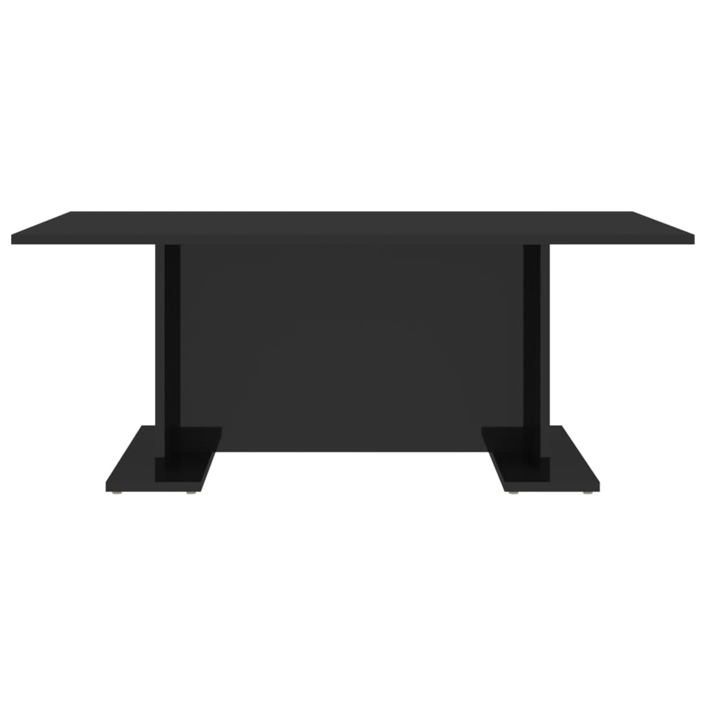 vidaXL Tavolino da Salotto Nero Lucido 103,5x60x40cm Legno Multistrato