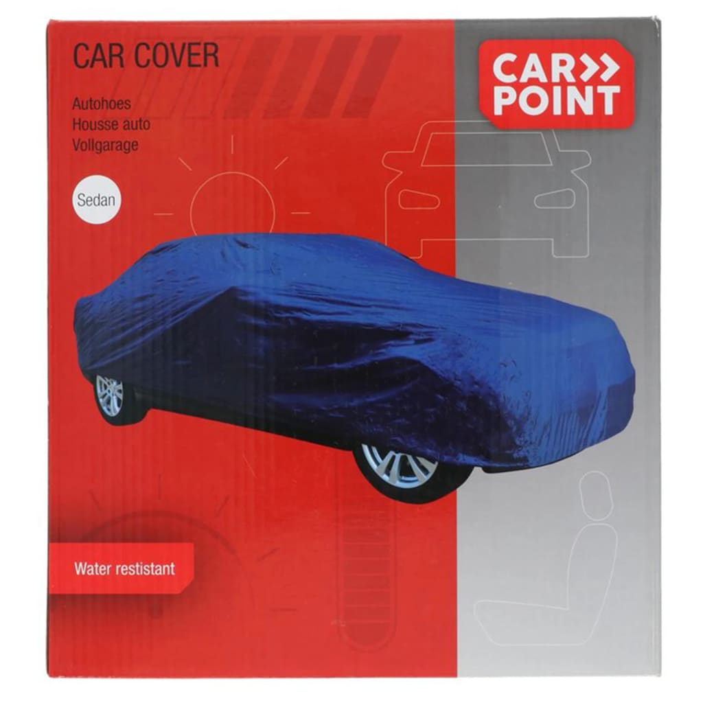 Carpoint Copertura per Auto in Poliestere XXL 524x191x122 cm Blu