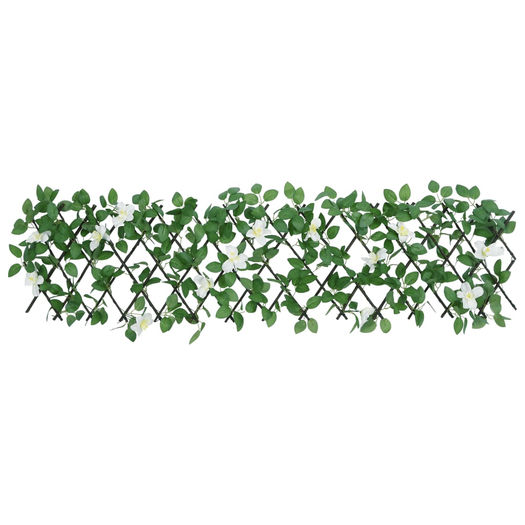vidaXL Traliccio Edera Artificiale Espandibile Verde 180x30 cm