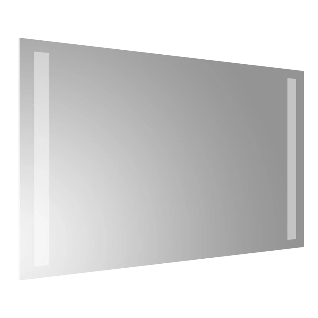 vidaXL Specchio da Bagno con Luci LED 50x30 cm