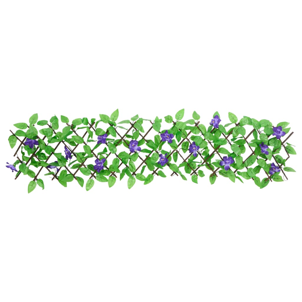 vidaXL Traliccio Edera Artificiale Espandibile Verde 180x20 cm