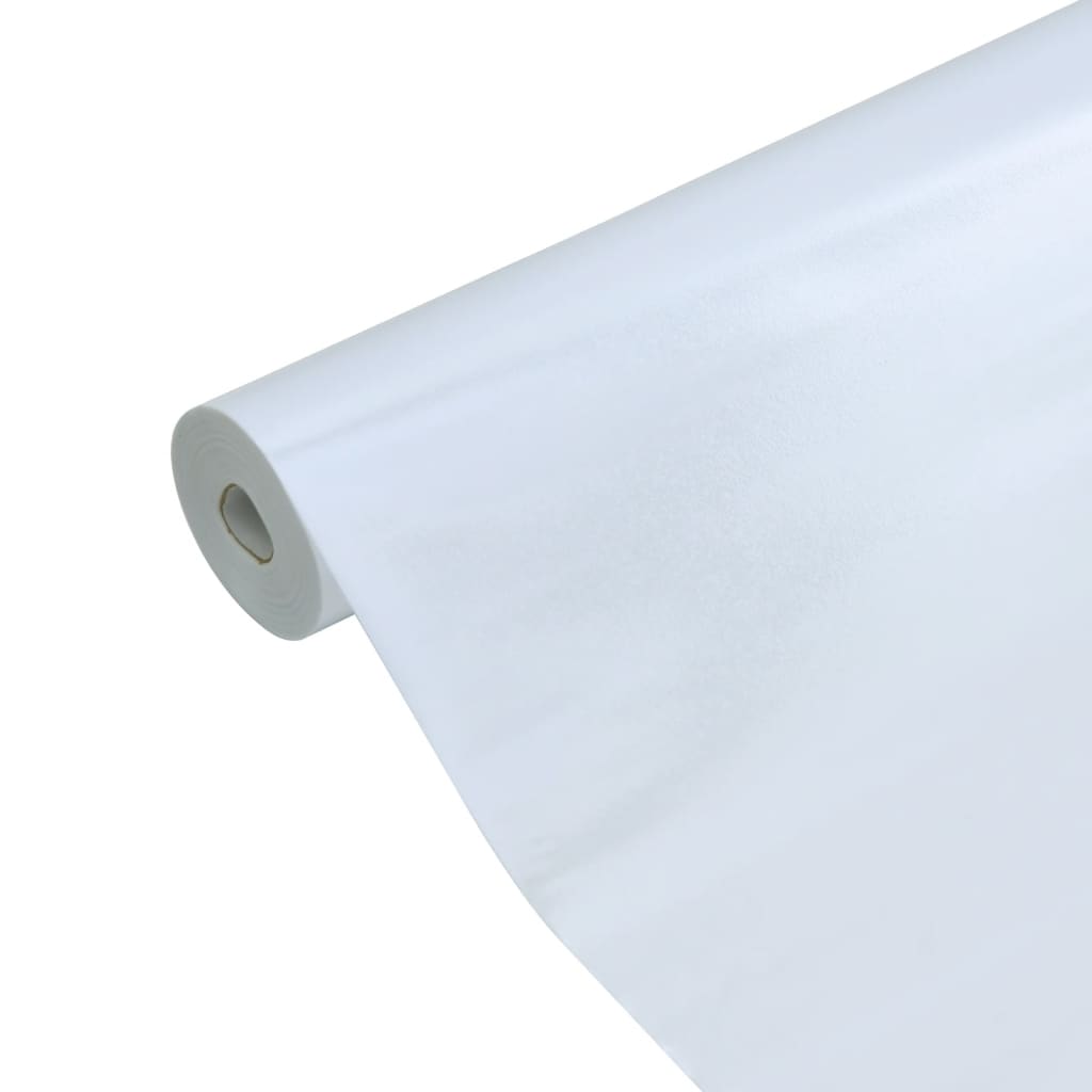 vidaXL Pellicola Statica Smerigliata Bianco Trasparente 45x1000 cm PVC