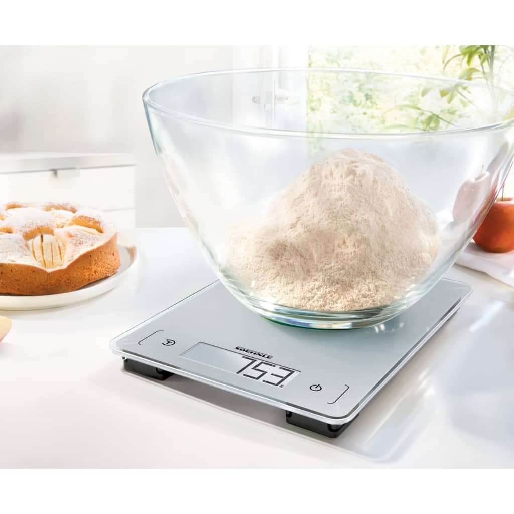 Soehnle Bilancia Digitale da Cucina Page Aqua Proof 10 kg Argento