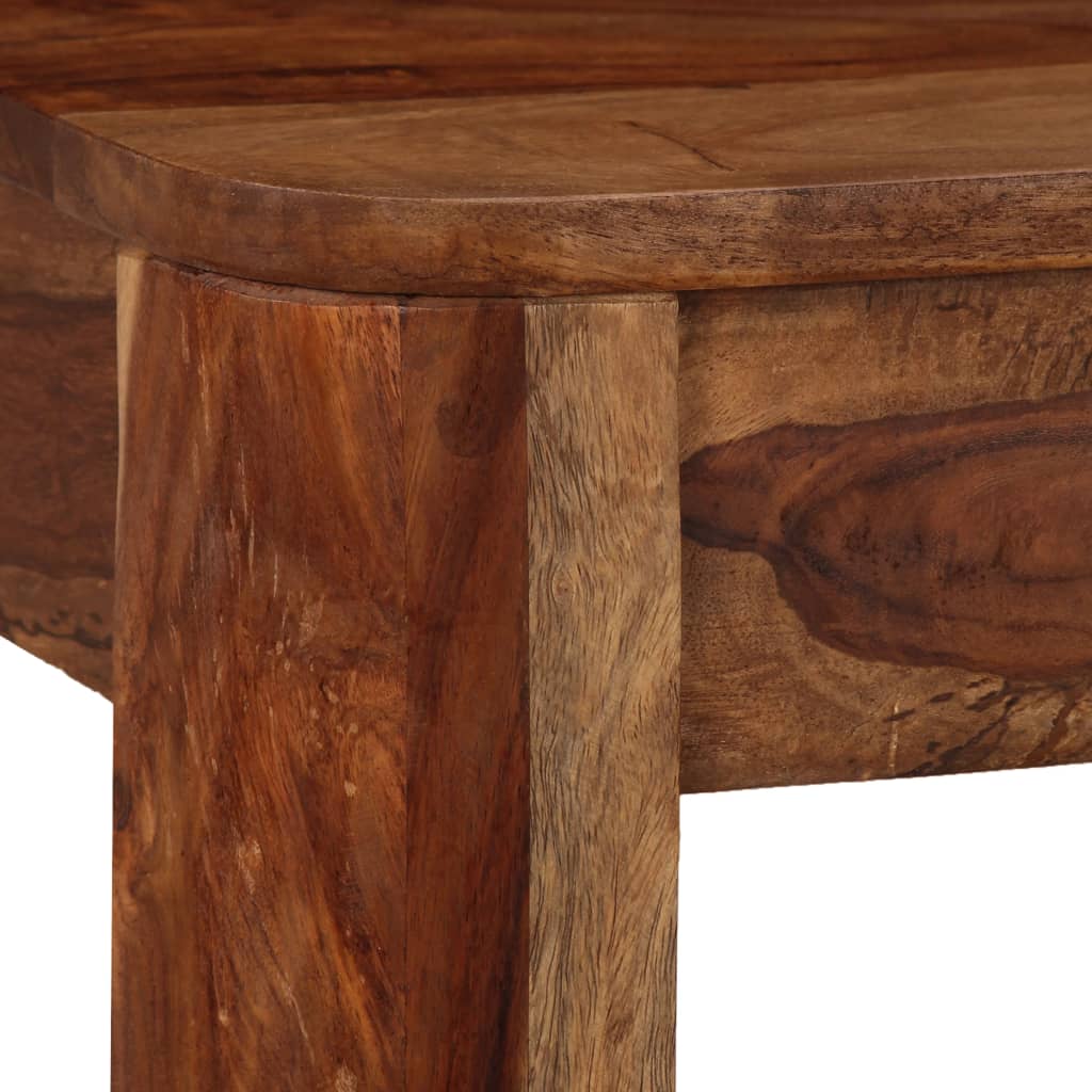 vidaXL Tavolino da Bar in Legno Massello di Sheesham 60x60x107 cm