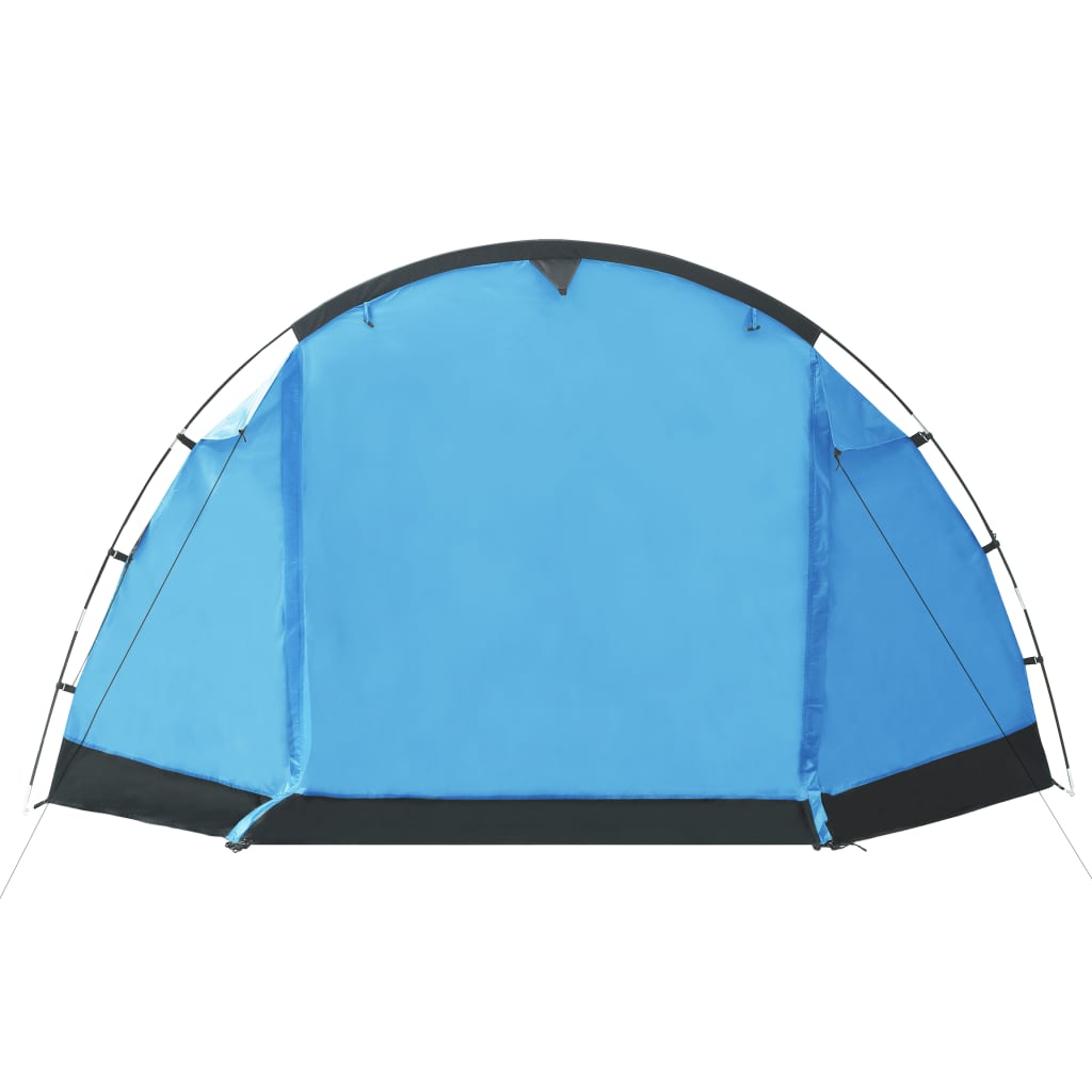 vidaXL Tenda da Campeggio a Tunnel per 4 Persone Blu