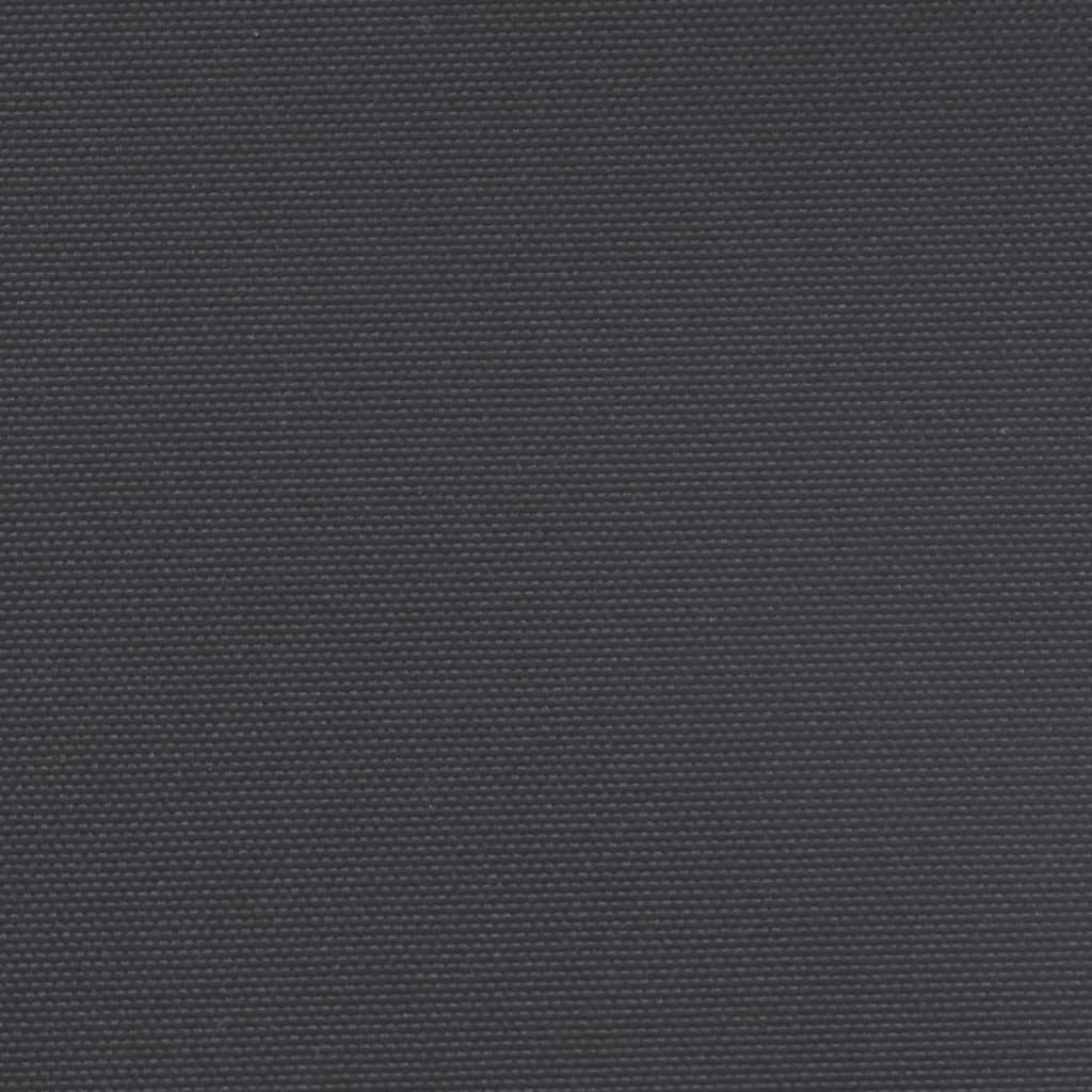 vidaXL Tenda da Sole Laterale Retrattile Nera 140x500 cm