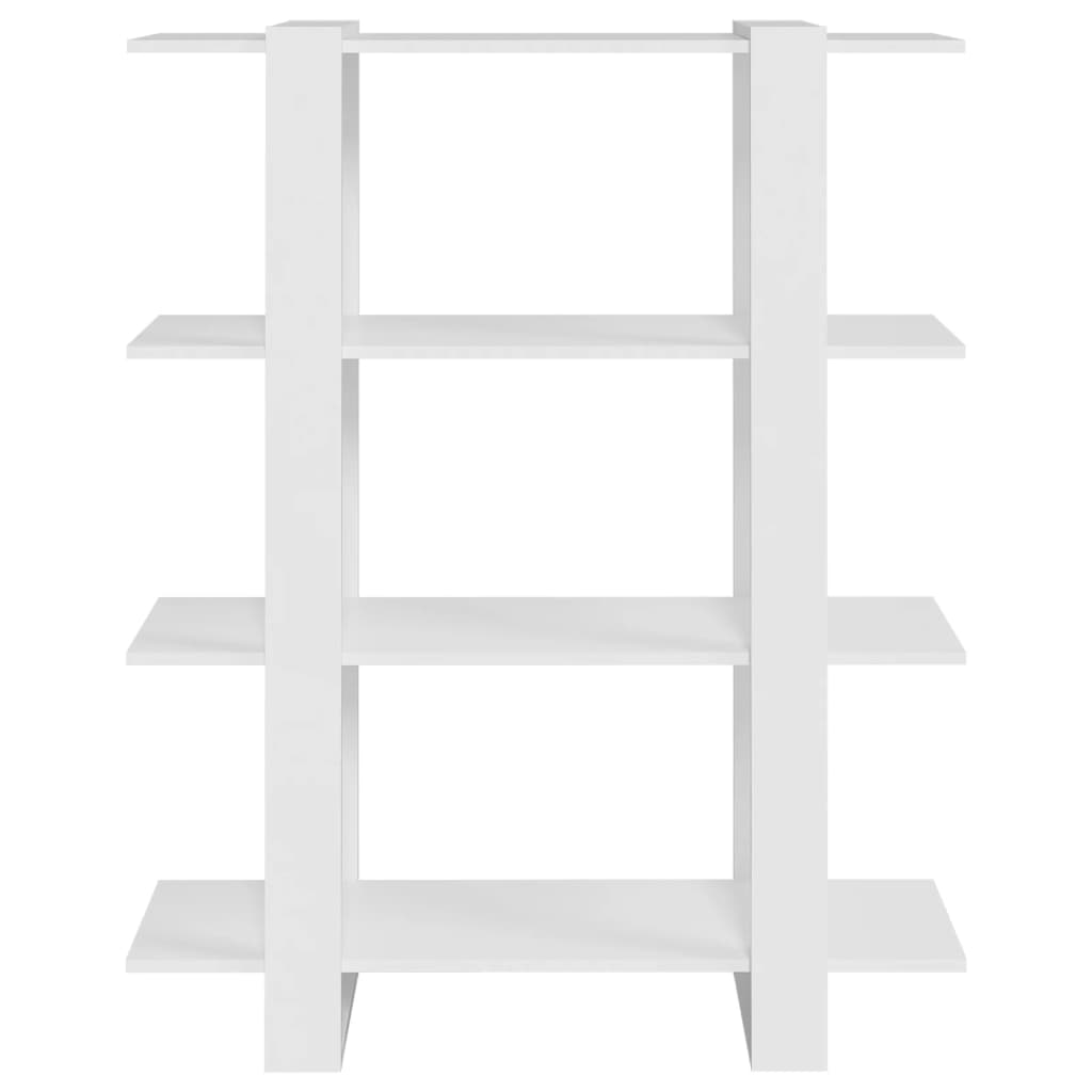 vidaXL Libreria/Divisorio Bianco 100x30x123,5 cm