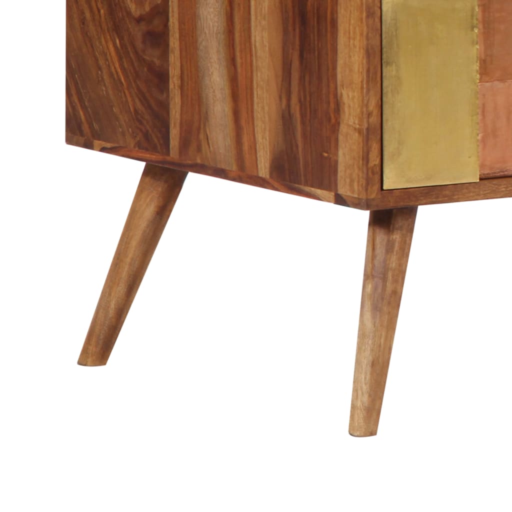vidaXL Tavolino da Salotto 100x50x39 cm in Legno Massello di Sheesham
