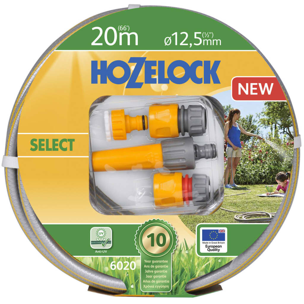 Hozelock Tubo per Irrigazione Select 20 m con Set Starter