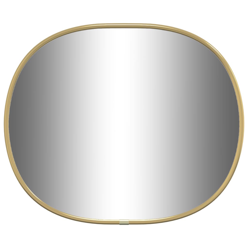vidaXL Specchio da Parete Dorato 30x25 cm