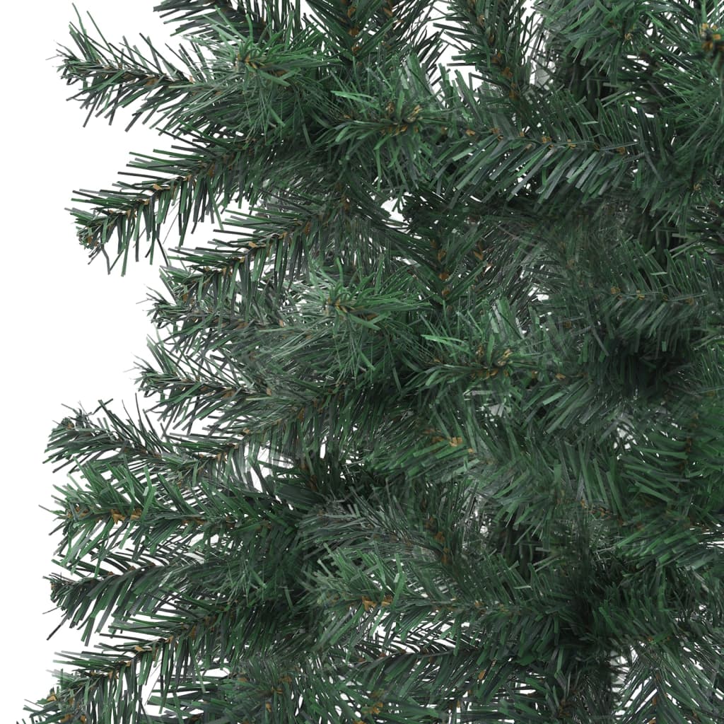 vidaXL Albero di Natale per Angolo Preiluminato 150 cm Verde PVC