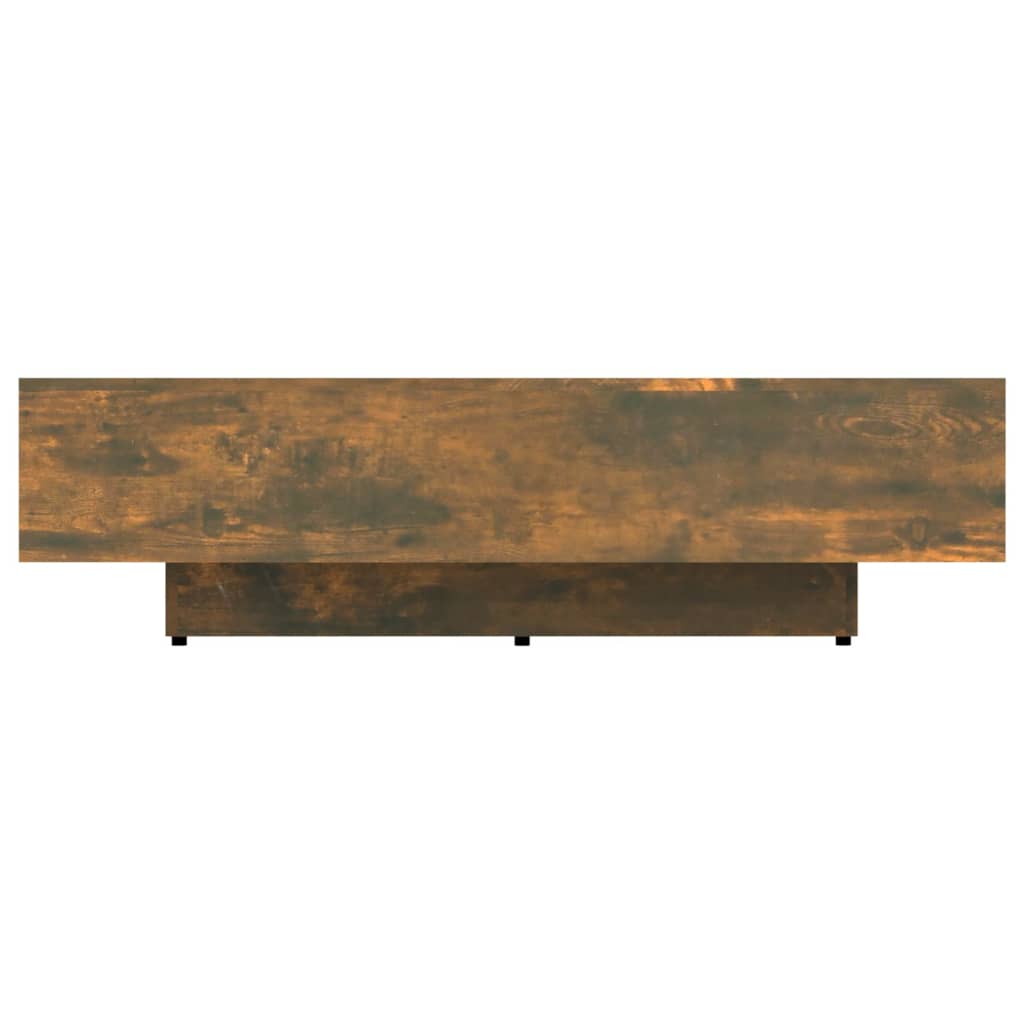 vidaXL Tavolino da Salotto Rovere Fumo 100x49,5x31cm Legno Multistrato
