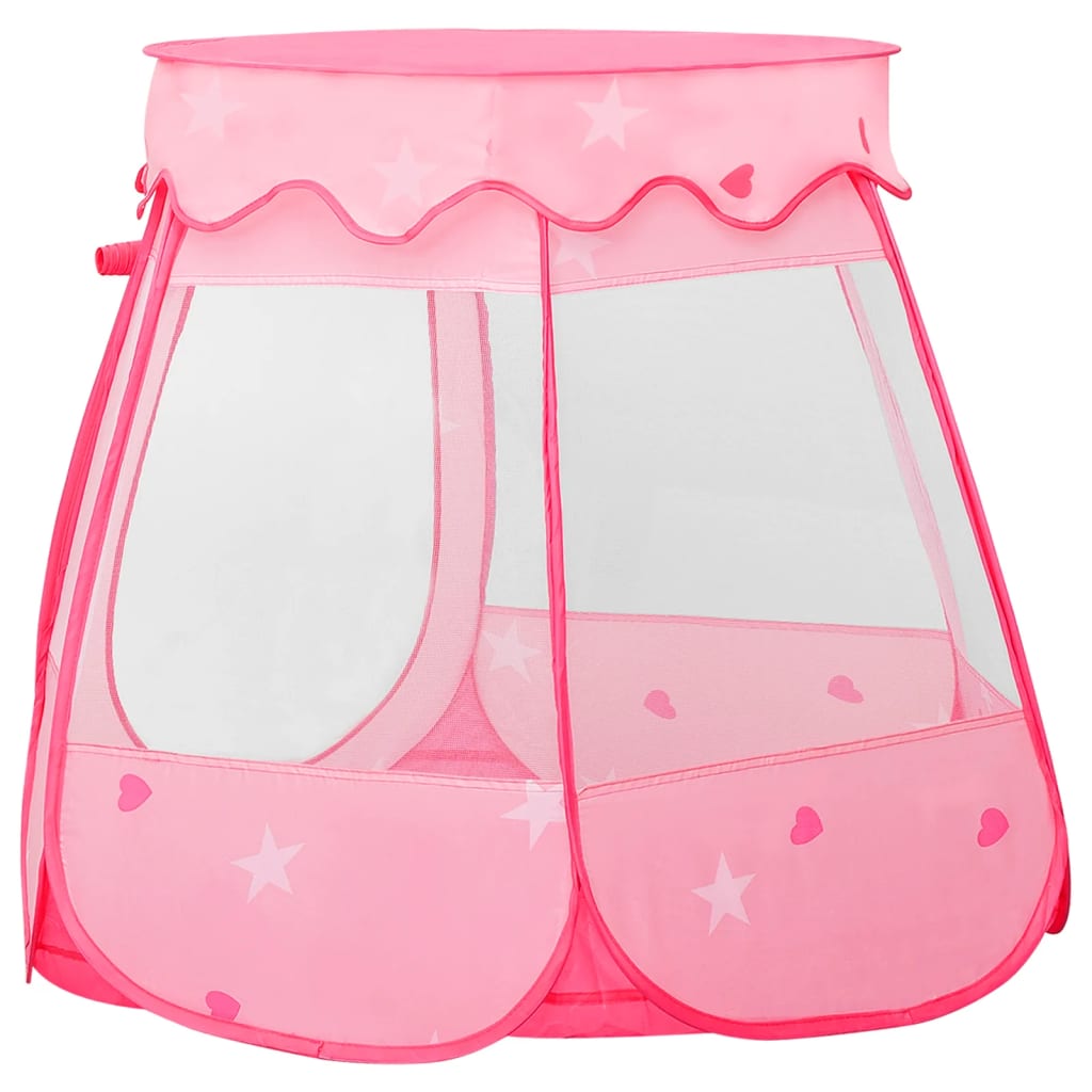 vidaXL Tenda da Gioco per Bambini Rosa con 250 Palline 102x102x82 cm