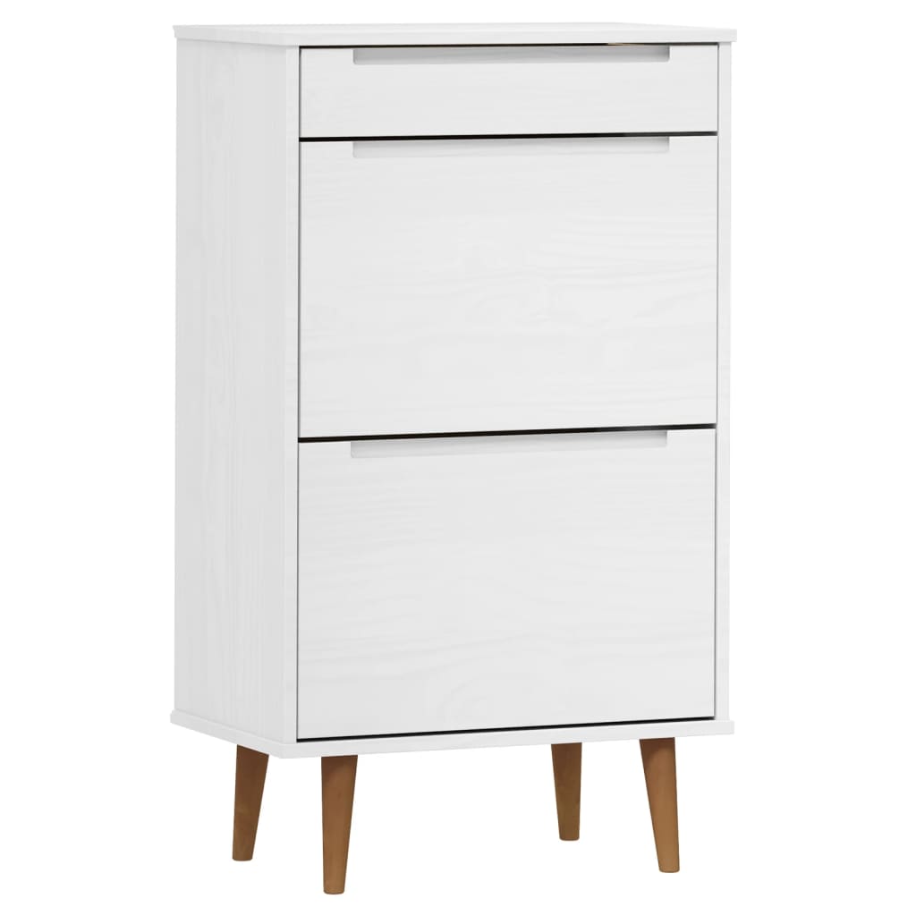 Panca con Scarpiera 55x20x104 cm in Legno Massello di Noce