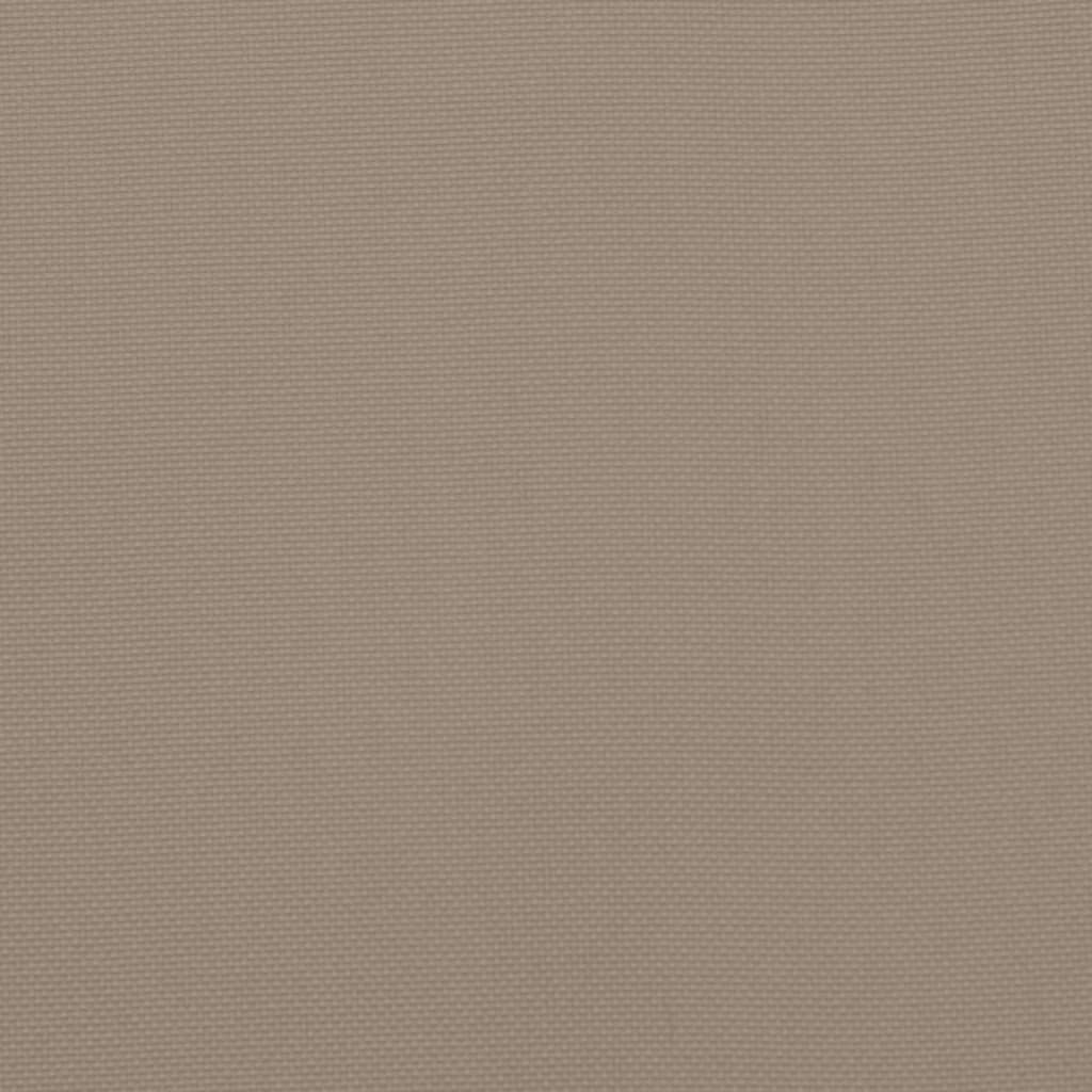 vidaXL Cuscino per Panca Tortora 120x50x3 cm in Tessuto Oxford