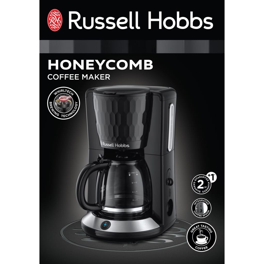 Russell Hobbs Macchina per Caffè Honeycomb Nera