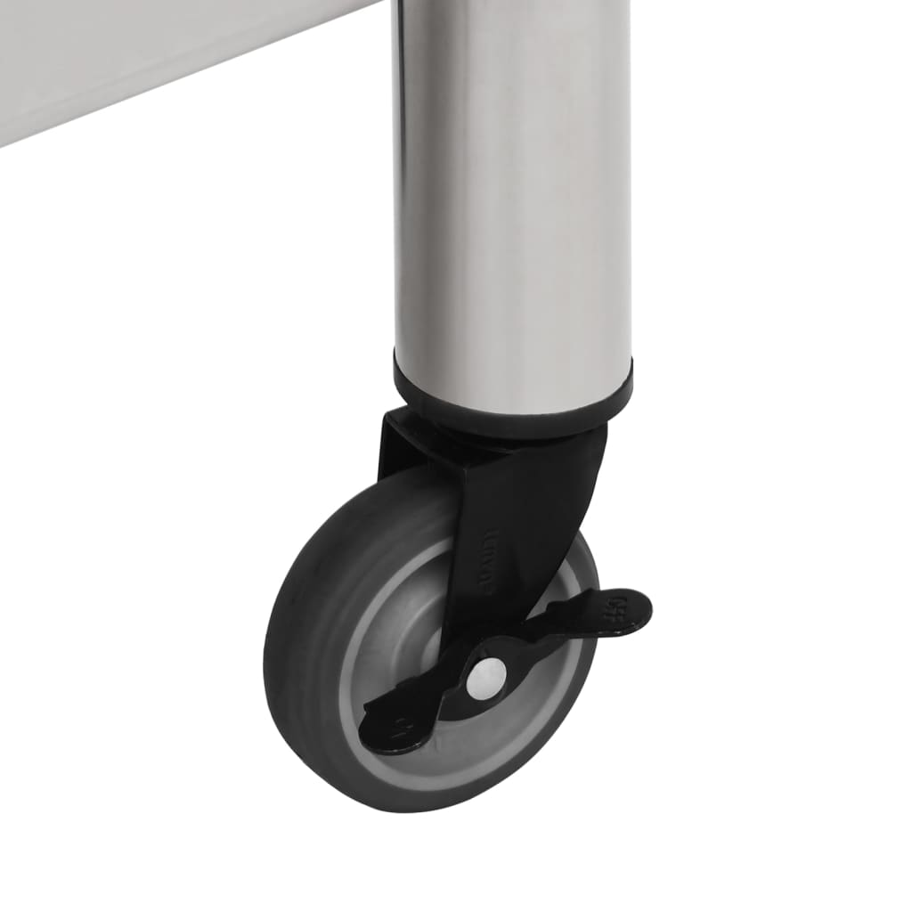 Portafiori Con Ruote 83x25x83,5 Cm Ferro Nero